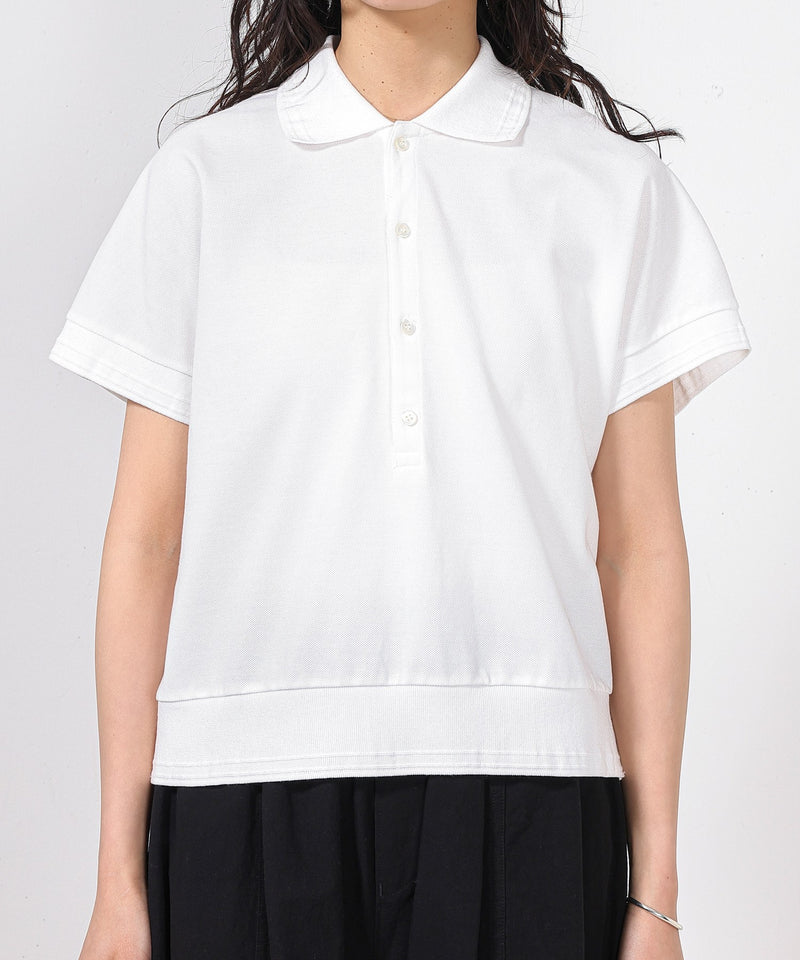 【AMERICANA】ギザンディーカノコ POLO 裾リブ