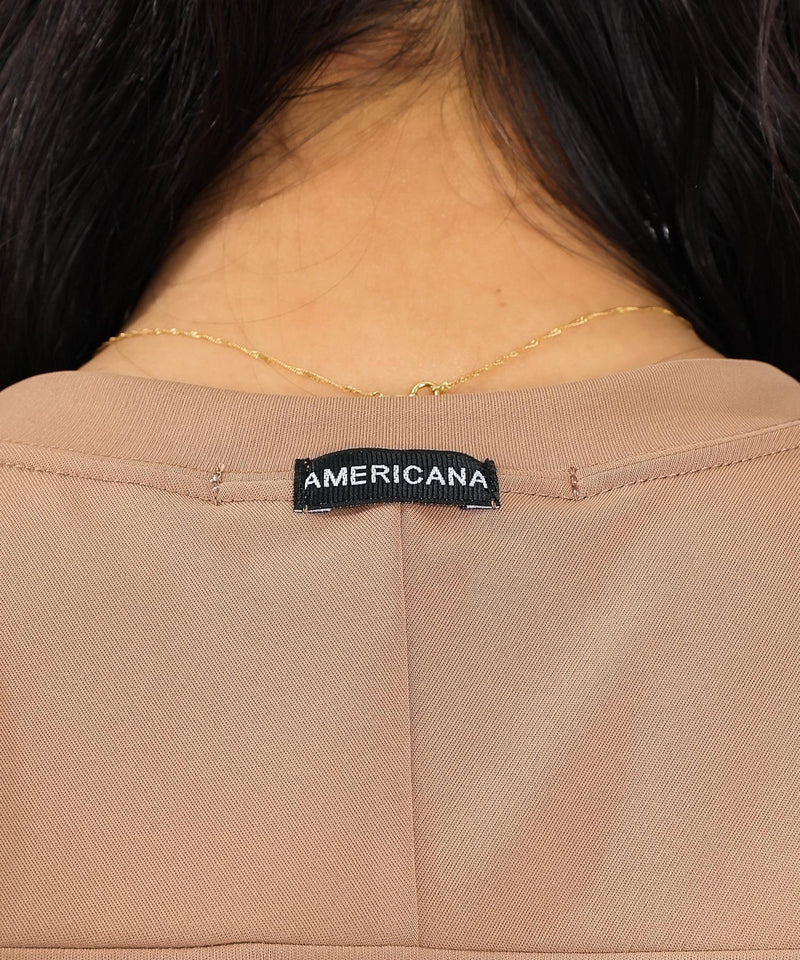【AMERICANA】裾ゴム プルオーバー
