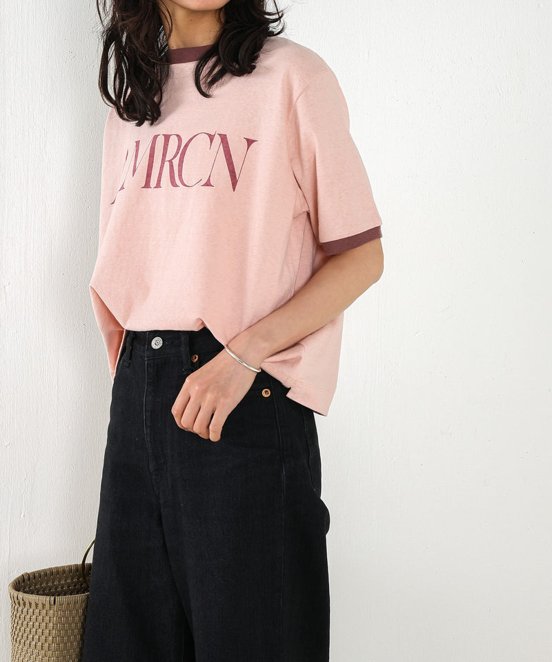 【AMERICANA】クロップド リンガーT