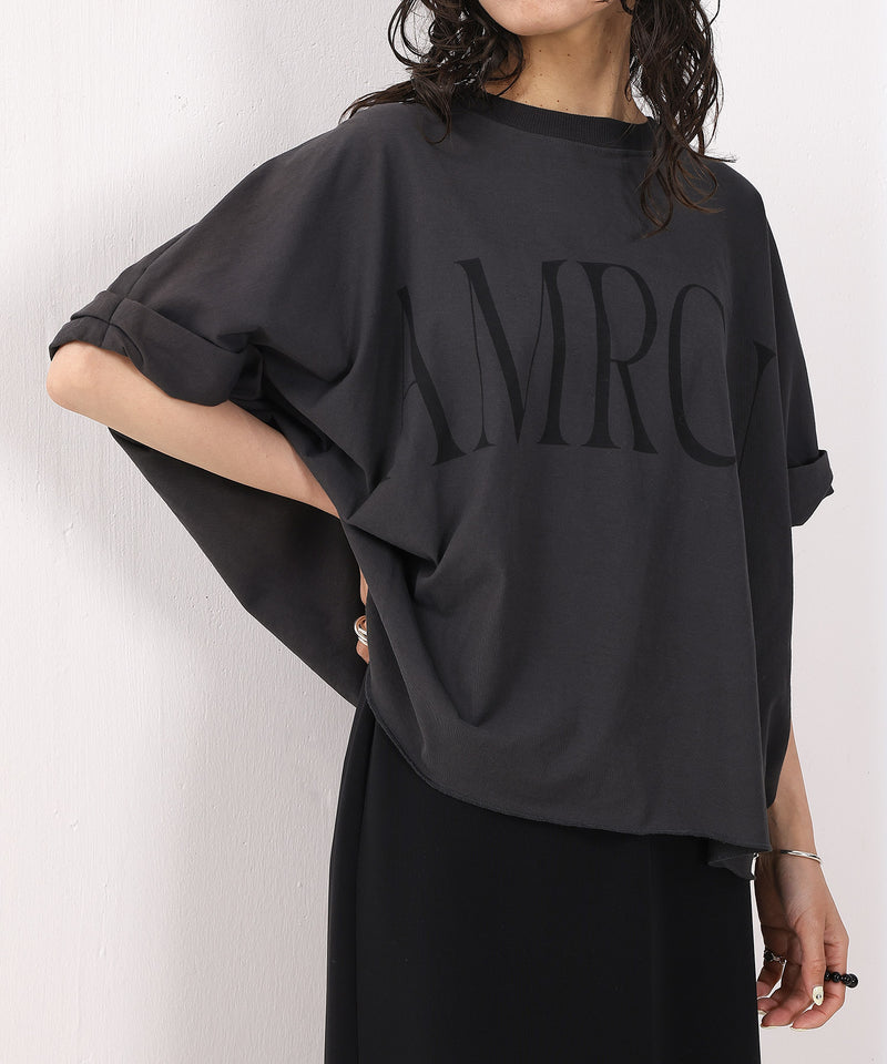【AMERICANA】クロップドワイドロールアップT