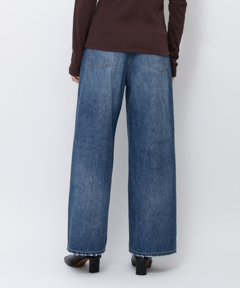 【JOHNBULL/ジョンブル】デニムアシンメトリーパンツ