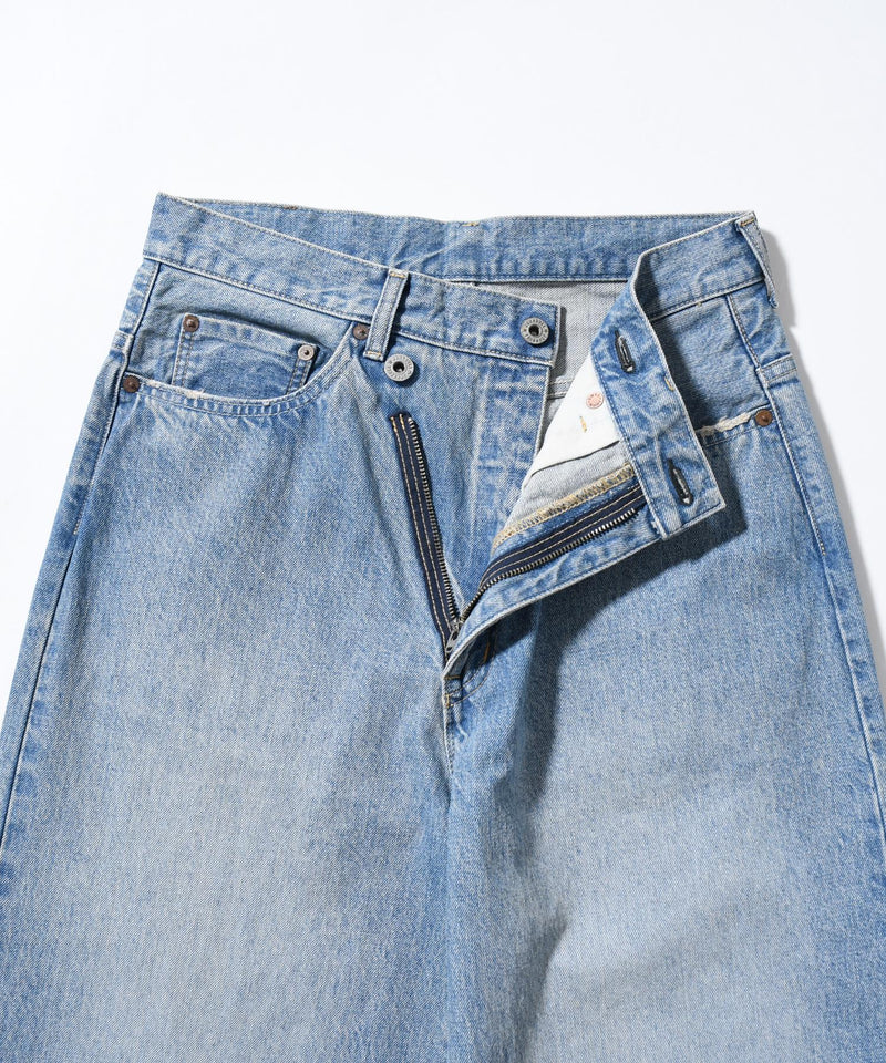 【JOHNBULL/ジョンブル】デニムアシンメトリーパンツ