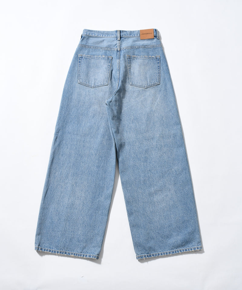 【JOHNBULL/ジョンブル】デニムアシンメトリーパンツ