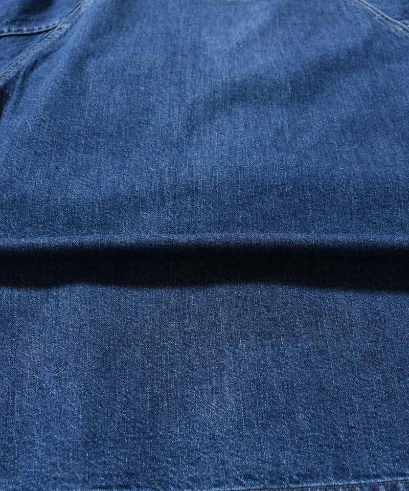 【JOHNBULL/ジョンブル】デニムノーカラーワークシャツ