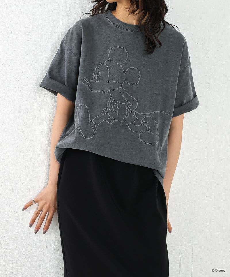 【JOHNBULL / ジョンブル】MICKEY MOUSE / T. Embroidery