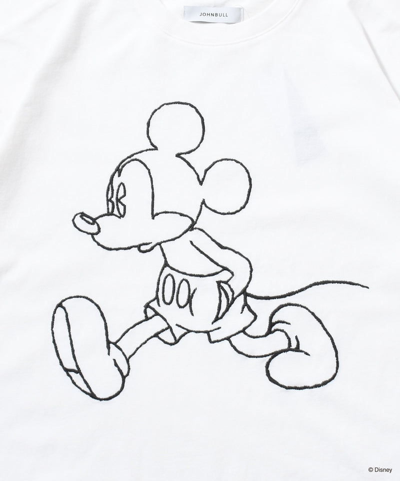 【JOHNBULL / ジョンブル】MICKEY MOUSE / T. Embroidery