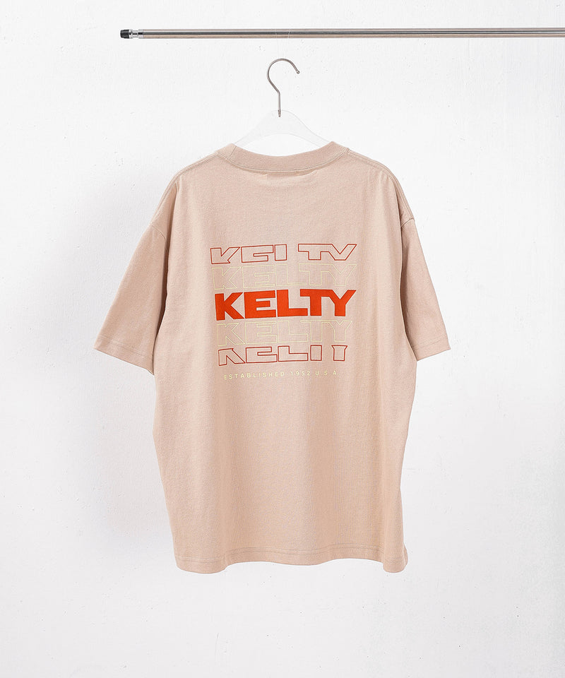 【KELTY / ケルティ】Back Typo Logo S/S T-shirt バックタイポロゴTシャツ