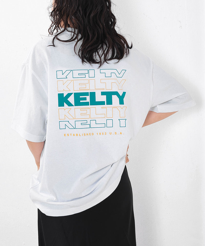 【KELTY / ケルティ】Back Typo Logo S/S T-shirt バックタイポロゴTシャツ