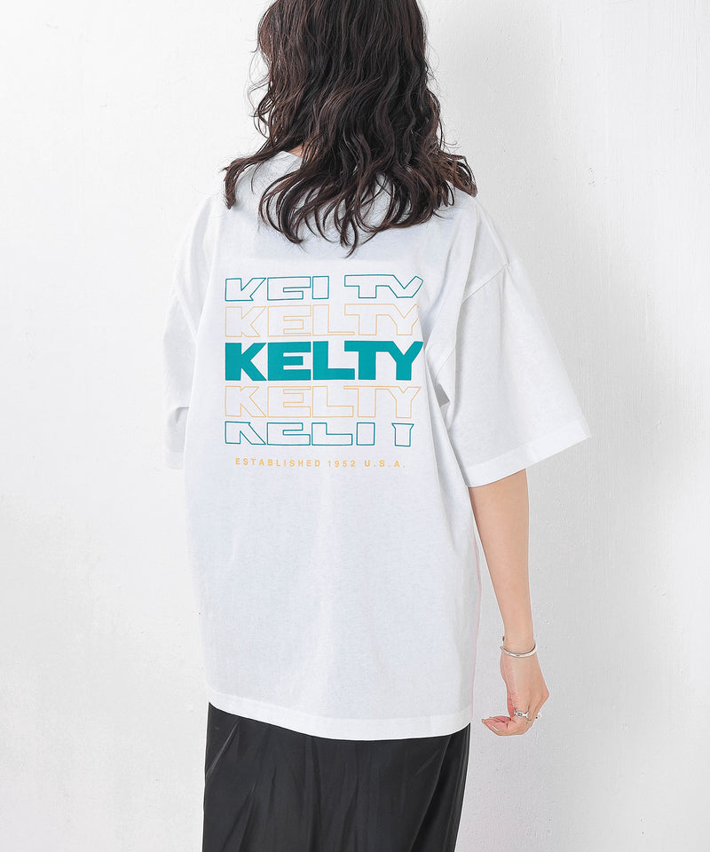 【KELTY / ケルティ】Back Typo Logo S/S T-shirt バックタイポロゴTシャツ