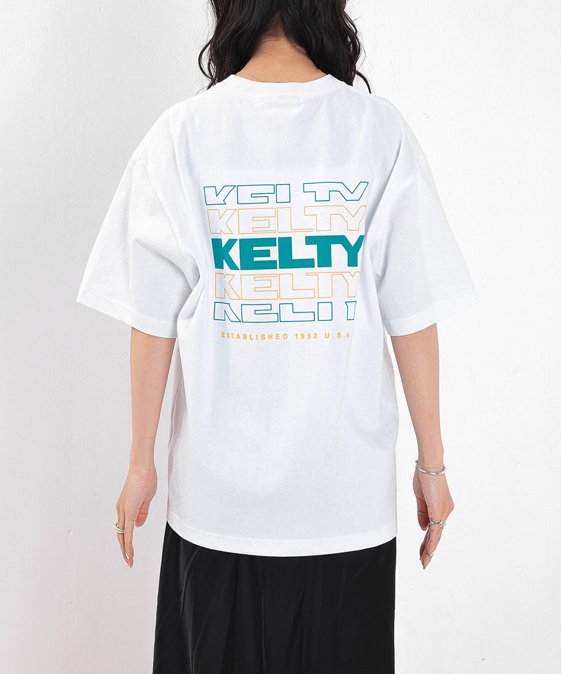 【KELTY / ケルティ】Back Typo Logo S/S T-shirt バックタイポロゴTシャツ