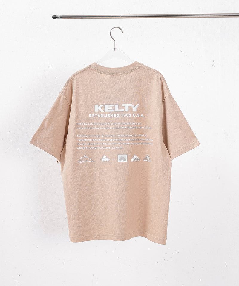 【KELTY / ケルティ】Back History Logo S/S T-shirt バッグヒストリーロゴTシャツ