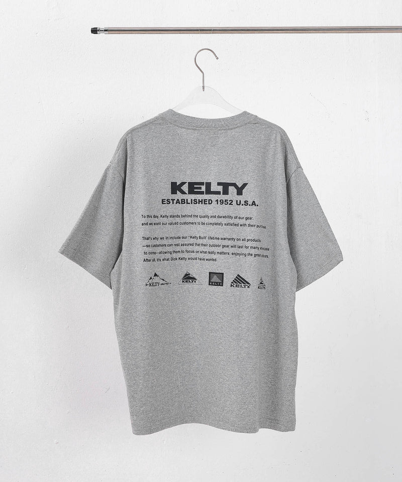 【KELTY / ケルティ】Back History Logo S/S T-shirt バッグヒストリーロゴTシャツ