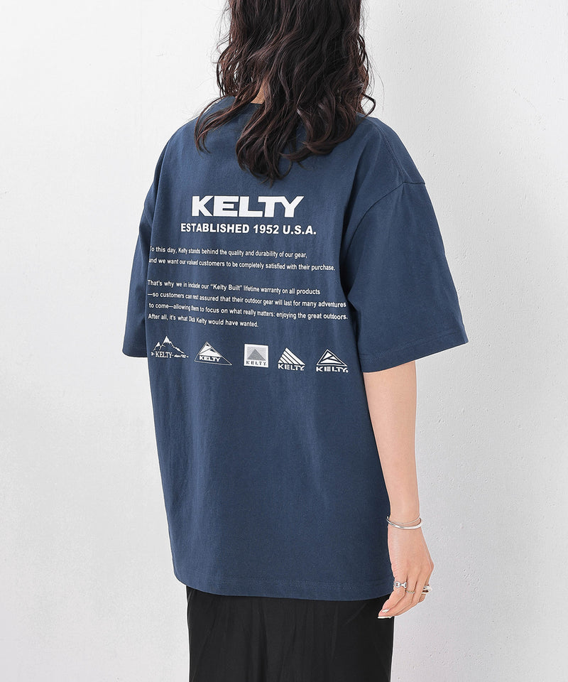 【KELTY / ケルティ】Back History Logo S/S T-shirt バッグヒストリーロゴTシャツ
