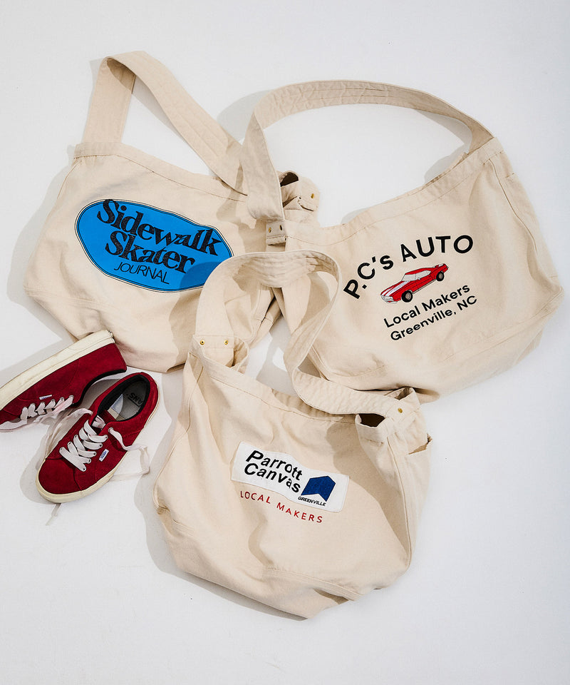 【PARROTT CANVAS / パロットキャンバス】Newpaper Bag ニュースペーパーバッグ