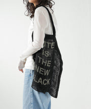 Jute is the new Black Beige+Black Print(ブラック系1)