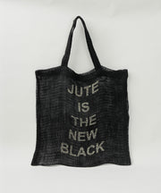 Jute is the new Black Beige+Black Print(ブラック系1)