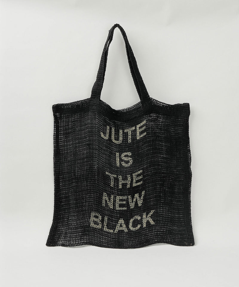 Jute is the new Black Beige+Black Print(ブラック系1)
