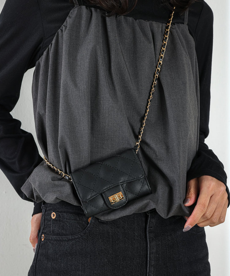 【VELETTO / ベレット】チェーンミニショルダーバッグ