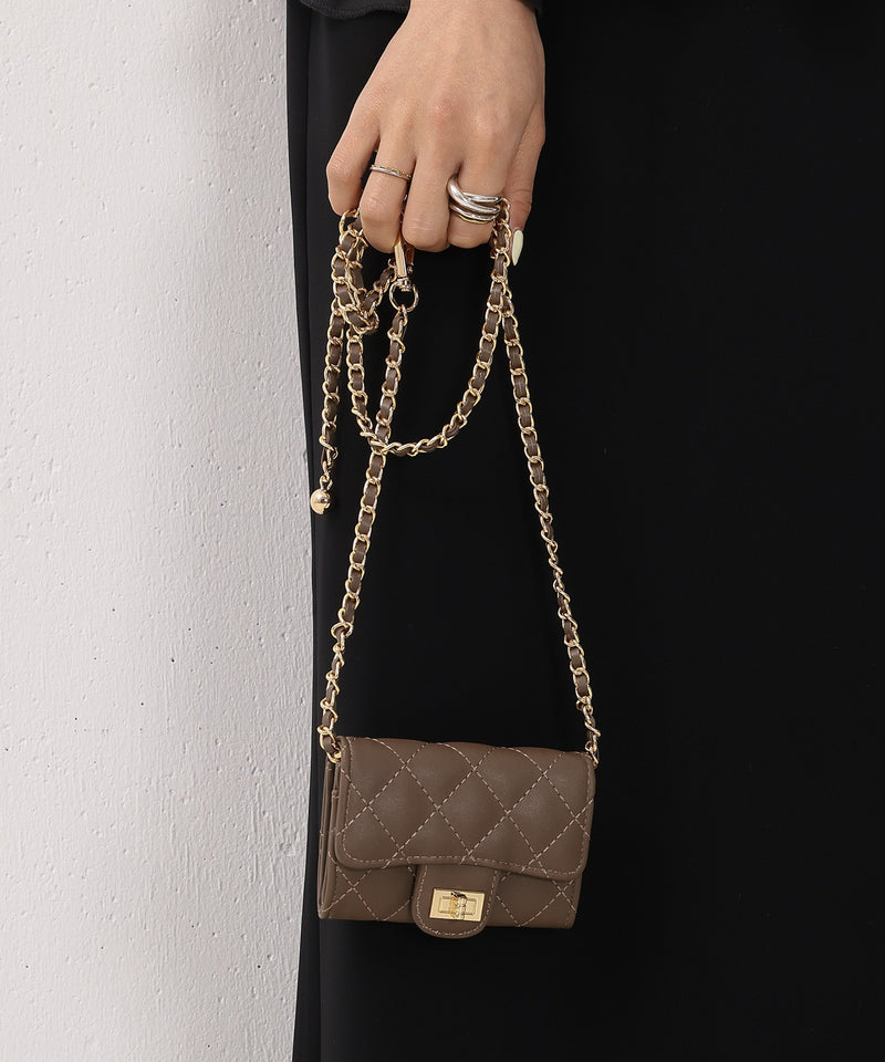 【VELETTO / ベレット】チェーンミニショルダーバッグ