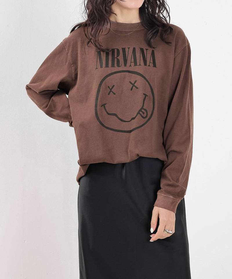 【GOOD ROCK SPEED / グッドロックスピード】NIRVANA ニルヴァーナ プリント ロングスリーブTシャツ