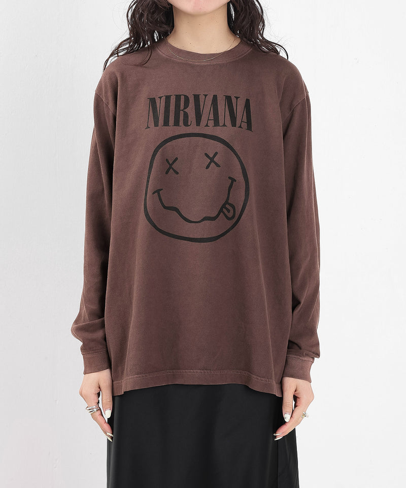 【GOOD ROCK SPEED / グッドロックスピード】NIRVANA ニルヴァーナ プリント ロングスリーブTシャツ