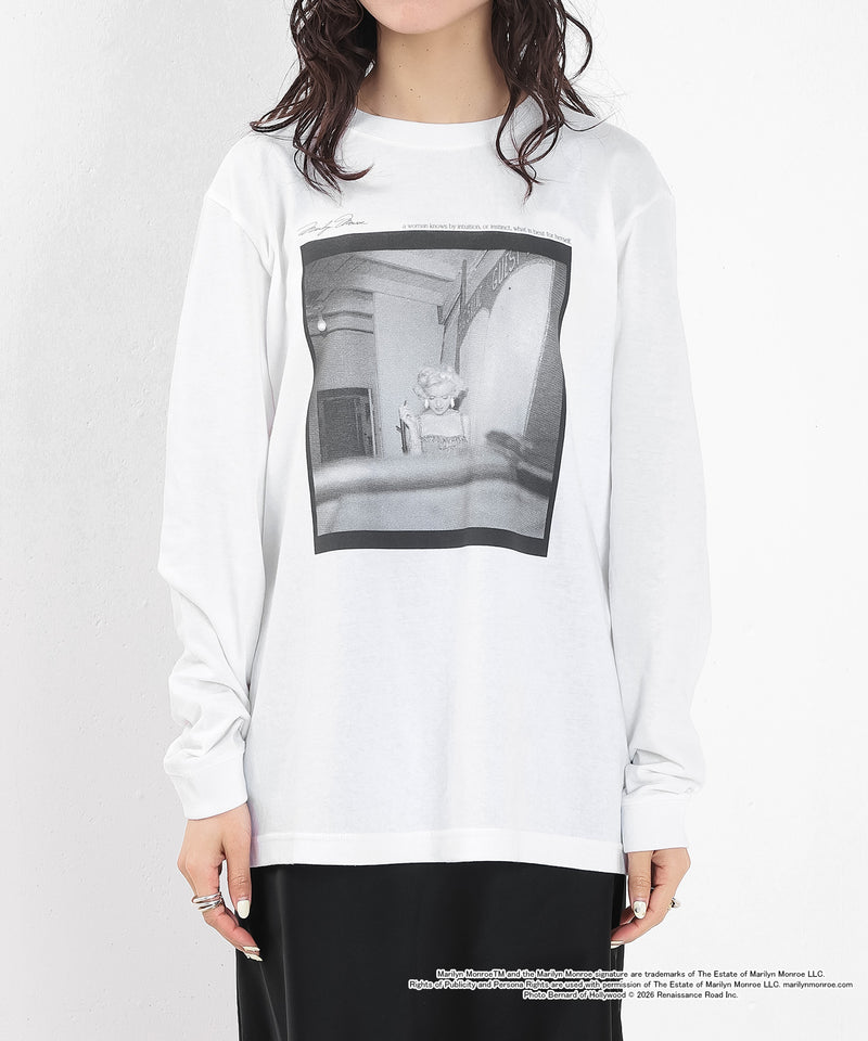 【GOOD ROCK SPEED / グッドロックスピード】Marilyn Monroe マリリン・モンロー / フォトプリント ロングスリーブTシャツ