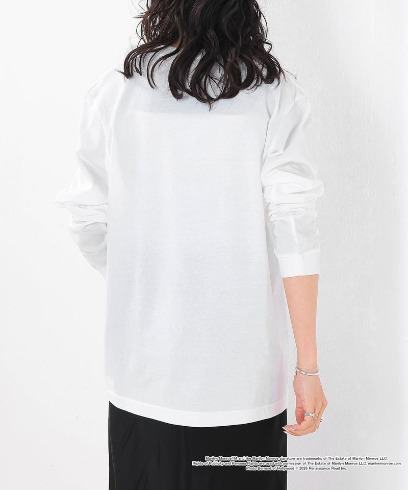 【GOOD ROCK SPEED / グッドロックスピード】Marilyn Monroe マリリン・モンロー / フォトプリント ロングスリーブTシャツ