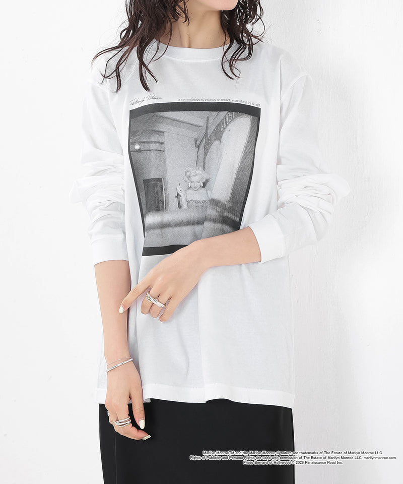 【GOOD ROCK SPEED / グッドロックスピード】Marilyn Monroe マリリン・モンロー / フォトプリント ロングスリーブTシャツ