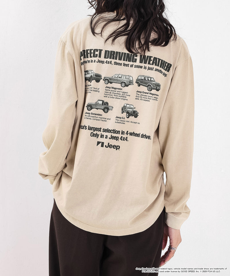 【GOOD ROCK SPEED / グッドロックスピード】Jeep®  ジープ プリント ロングスリーブTシャツ