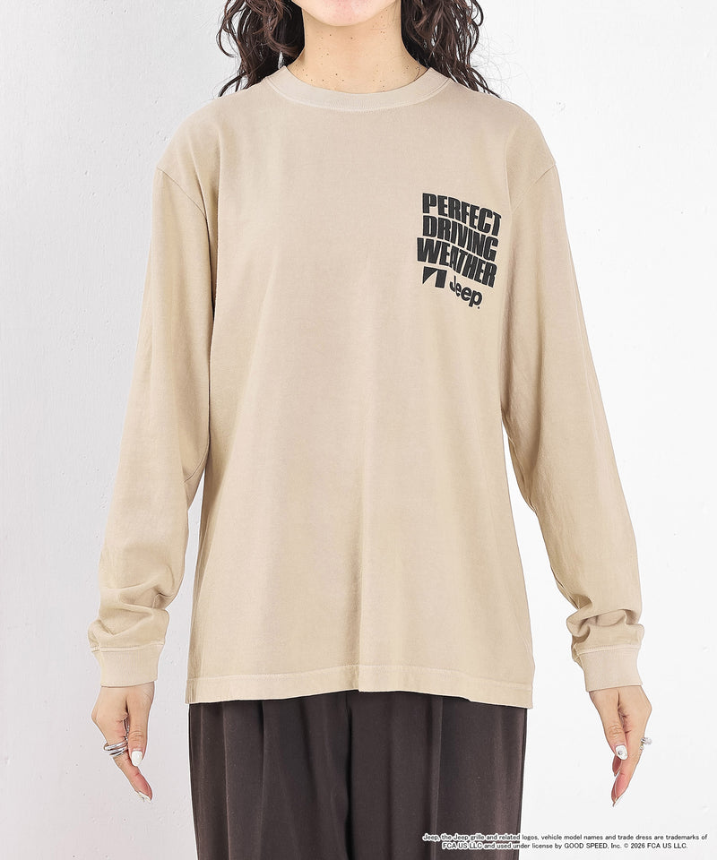 【GOOD ROCK SPEED / グッドロックスピード】Jeep®  ジープ プリント ロングスリーブTシャツ