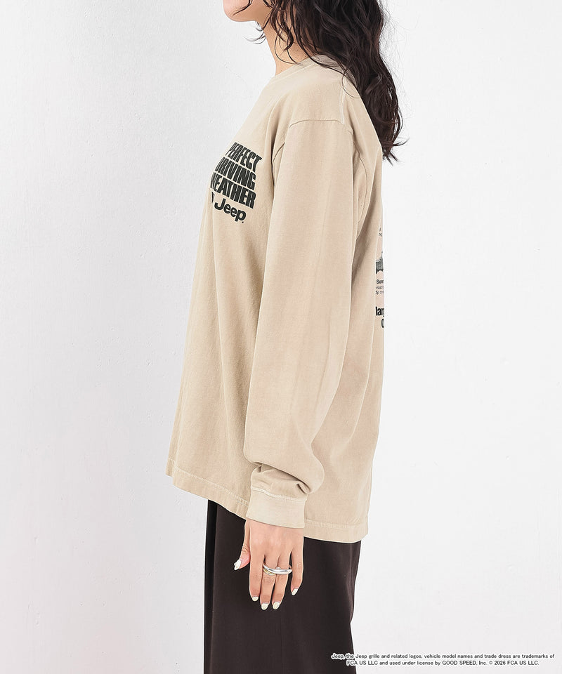 【GOOD ROCK SPEED / グッドロックスピード】Jeep®  ジープ プリント ロングスリーブTシャツ