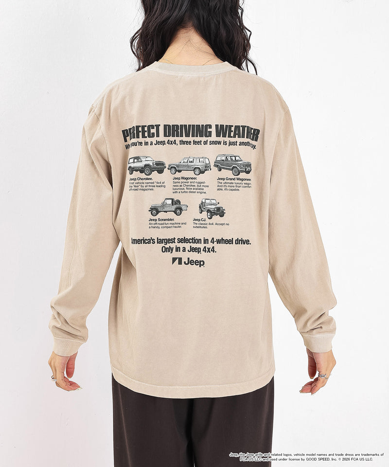 【GOOD ROCK SPEED / グッドロックスピード】Jeep®  ジープ プリント ロングスリーブTシャツ