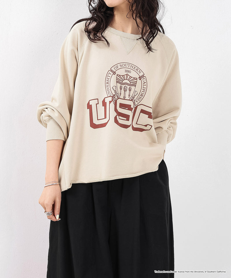 【GOOD ROCK SPEED / グッドロックスピード】UNIVERSITY OF SOUTHERN CALIFORNIA カレッジ ロゴプリント スウェット