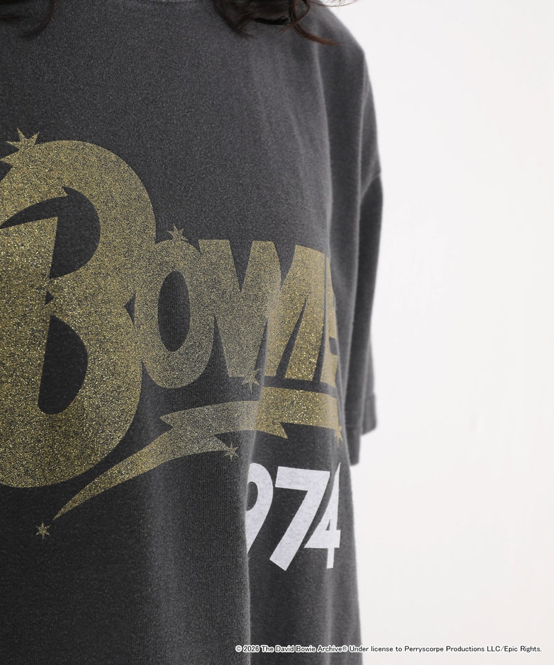 【GOOD ROCK SPEED / グッドロックスピード】DAVID BOWIE デヴィッド・ボウイ ロゴプリント Tシャツ