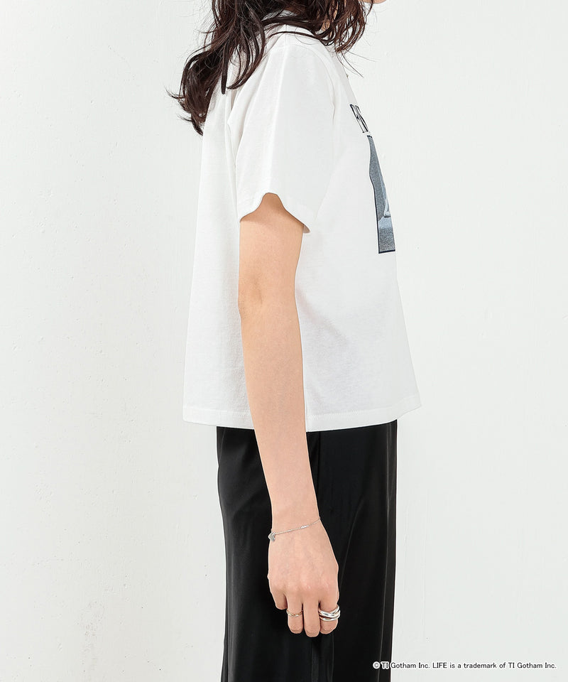 【GOOD ROCK SPEED / グッドロックスピード】LIFE PICTURE COLLECTION フォトプリント クロップドTシャツ