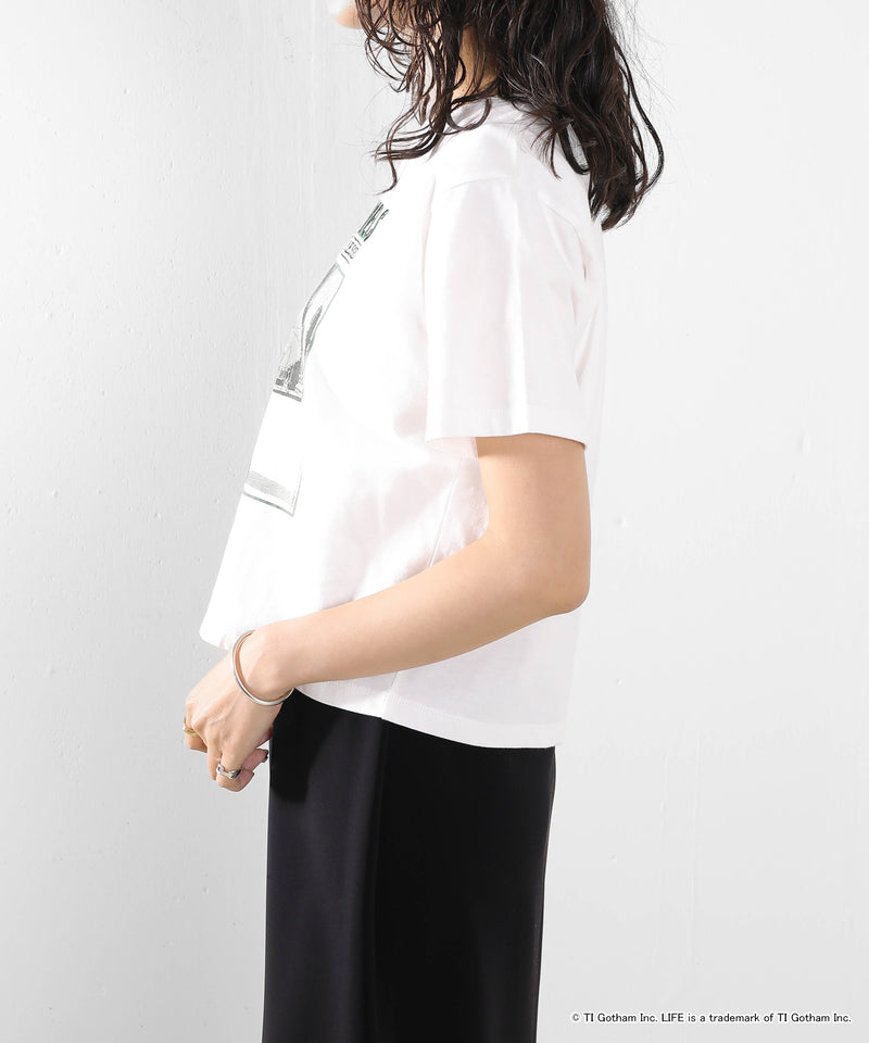 【GOOD ROCK SPEED / グッドロックスピード】LIFE PICTURE COLLECTION フォトプリント クロップドTシャツ