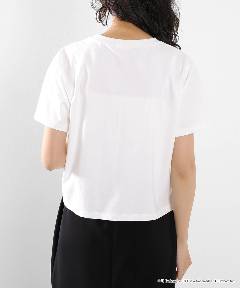 【GOOD ROCK SPEED / グッドロックスピード】LIFE PICTURE COLLECTION フォトプリント クロップドTシャツ