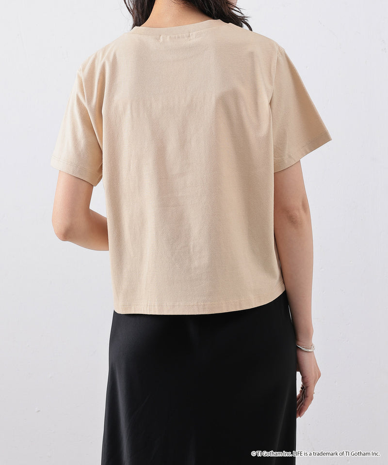【GOOD ROCK SPEED / グッドロックスピード】LIFE PICTURE COLLECTION フォトプリント クロップドTシャツ