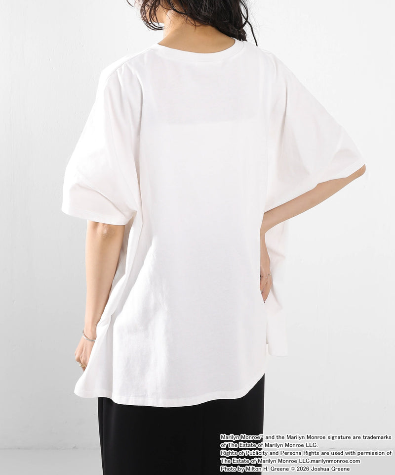 【GOOD ROCK SPEED / グッドロックスピード】Marilyn Monroe マリリン・モンロー / プリントフォト ドルマンスリーブ Tシャツ