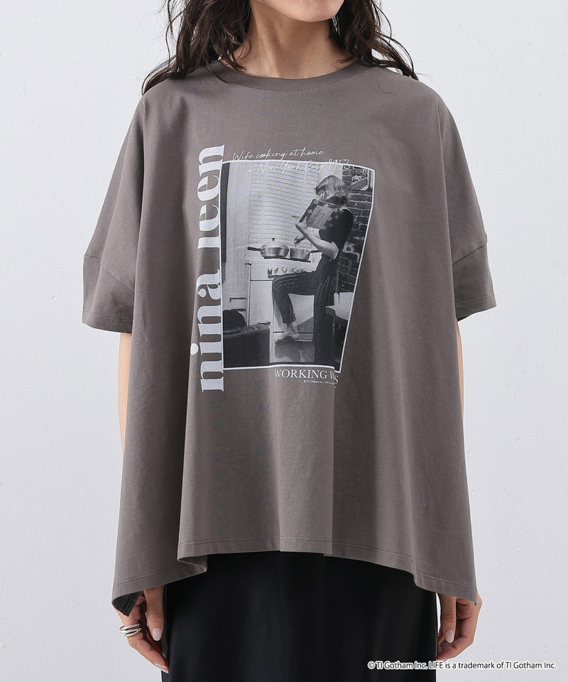 【GOOD ROCK SPEED / グッドロックスピード】LIFE PICTURE COLLECTION フォトプリント ドルマンスリーブ Tシャツ