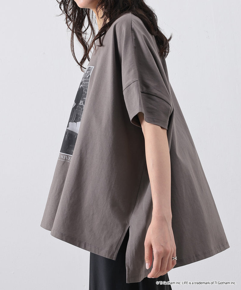 【GOOD ROCK SPEED / グッドロックスピード】LIFE PICTURE COLLECTION フォトプリント ドルマンスリーブ Tシャツ