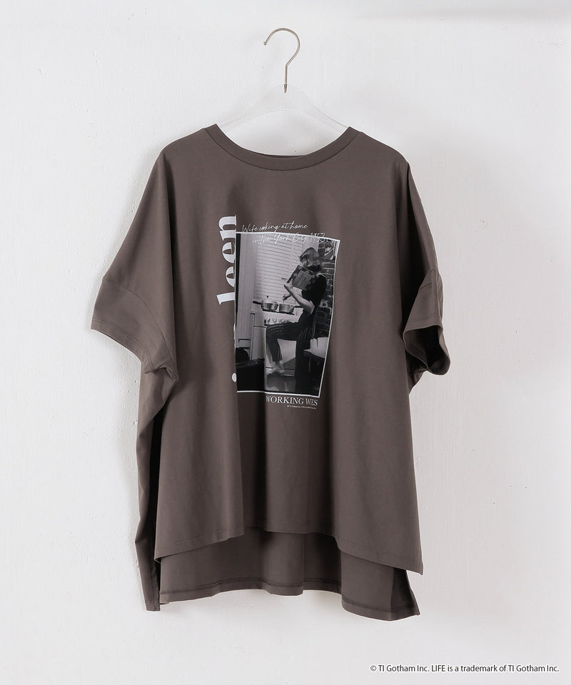 【GOOD ROCK SPEED / グッドロックスピード】LIFE PICTURE COLLECTION フォトプリント ドルマンスリーブ Tシャツ