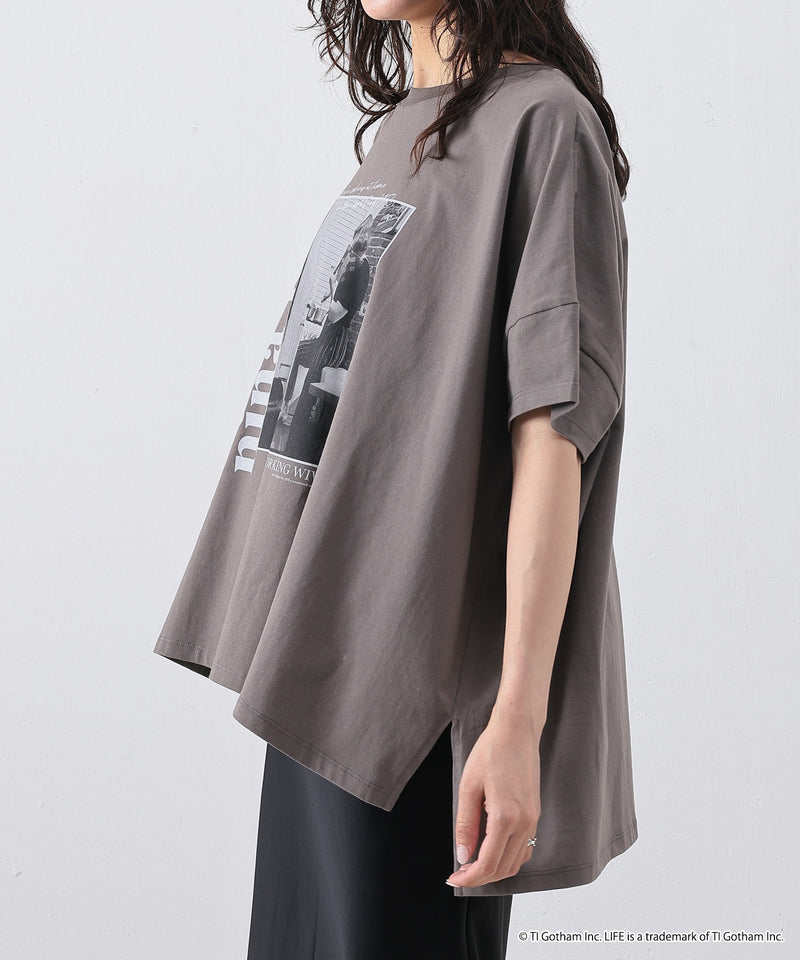 【GOOD ROCK SPEED / グッドロックスピード】LIFE PICTURE COLLECTION フォトプリント ドルマンスリーブ Tシャツ