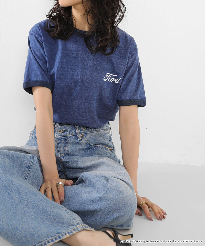 【GOOD ROCK SPEED / グッドロックスピード】Ford フォード プリント リンガーTシャツ