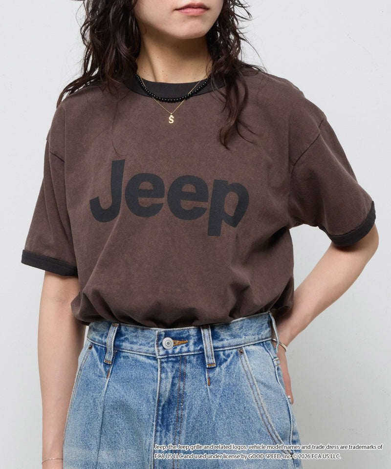 【GOOD ROCK SPEED / グッドロックスピード】Jeep® ジープ プリント リンガーTシャツ