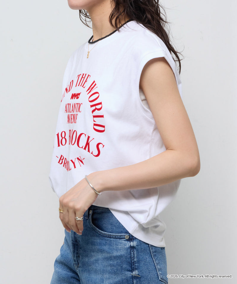 【GOOD ROCK SPEED / グッドロックスピード】NYC プリント ノースリーブ Tシャツ