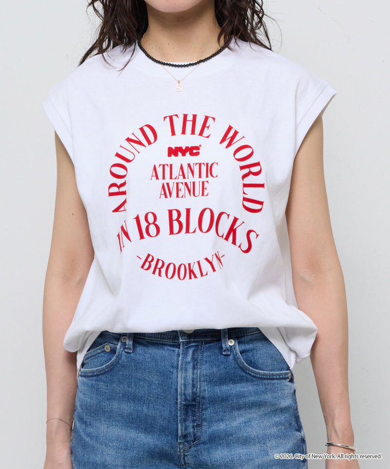 【GOOD ROCK SPEED / グッドロックスピード】NYC プリント ノースリーブ Tシャツ