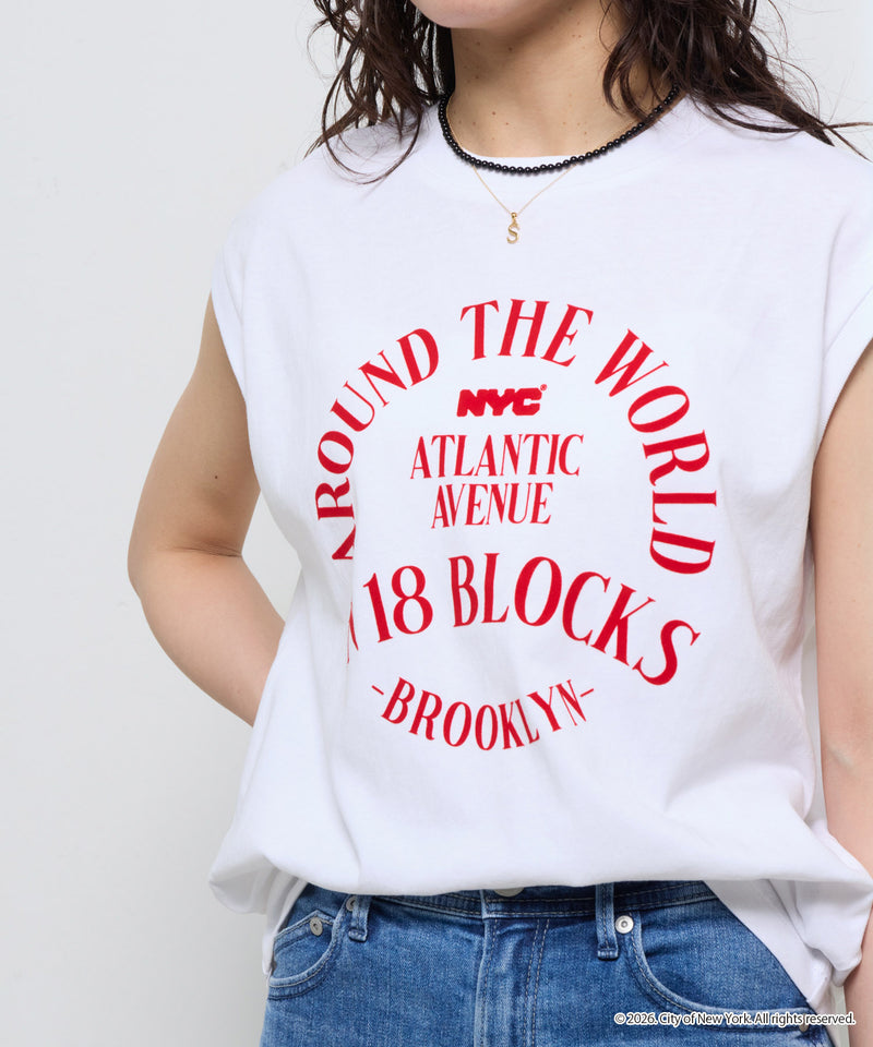 【GOOD ROCK SPEED / グッドロックスピード】NYC プリント ノースリーブ Tシャツ