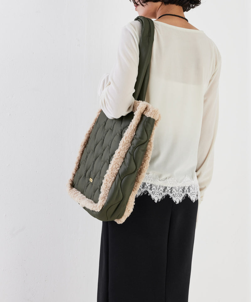 【Barbour / バブアー】Marni quilted tote bag / Marniキルティングトートバッグ