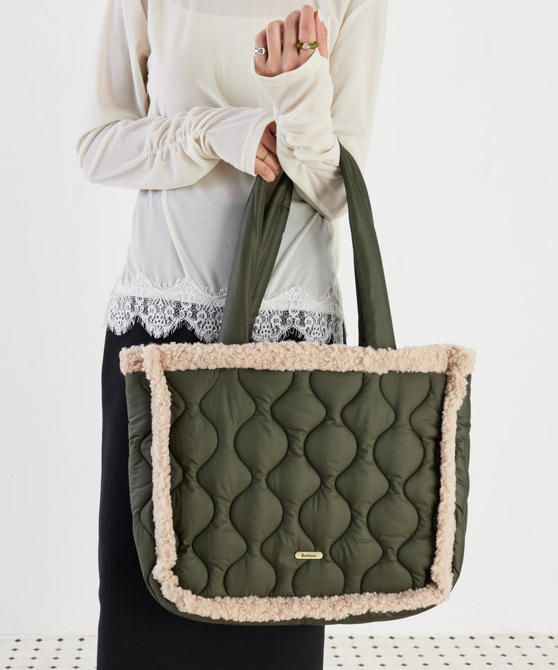 【Barbour / バブアー】Marni quilted tote bag / Marniキルティングトートバッグ